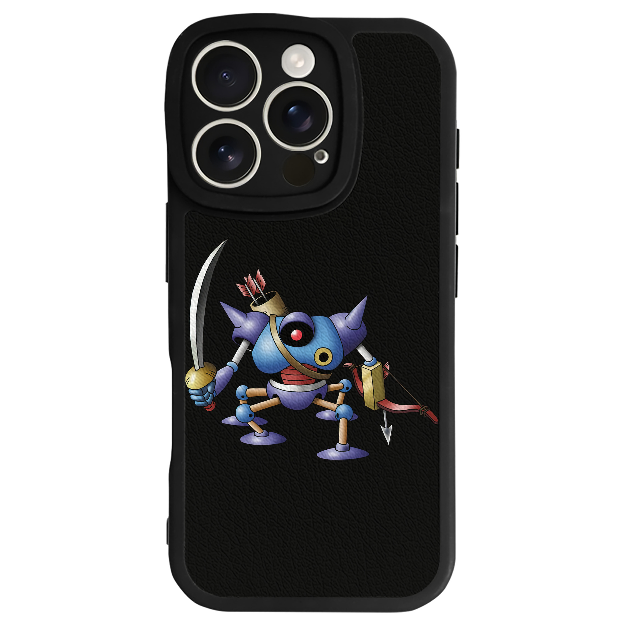 （画像用） ドラゴンクエスト Doragon Kuesuto Dragon Quest 【iPhone 16シリーズ対応】シリコンスマホケース（レザー調） 材質：シリコン